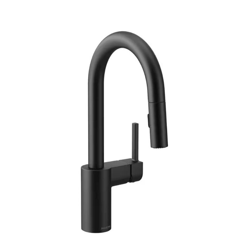 Moen Align One-Handle Pulldown Bar Faucet in Matte Black 7565BL